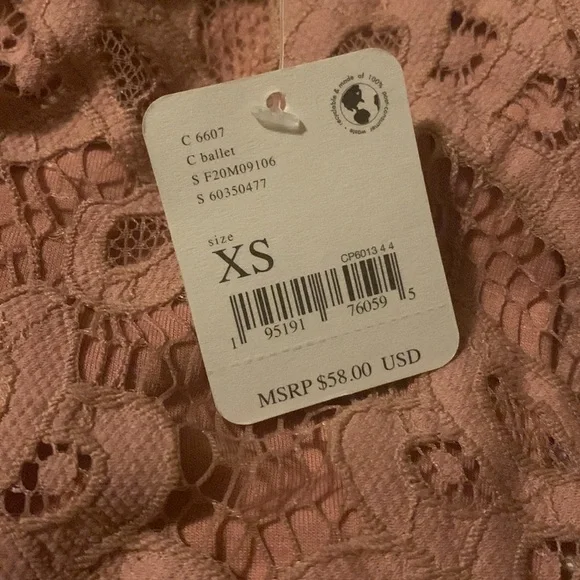 Free People adella shorts in lace size XS NWT - Picture 5 of 7